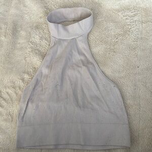 Small white crop top